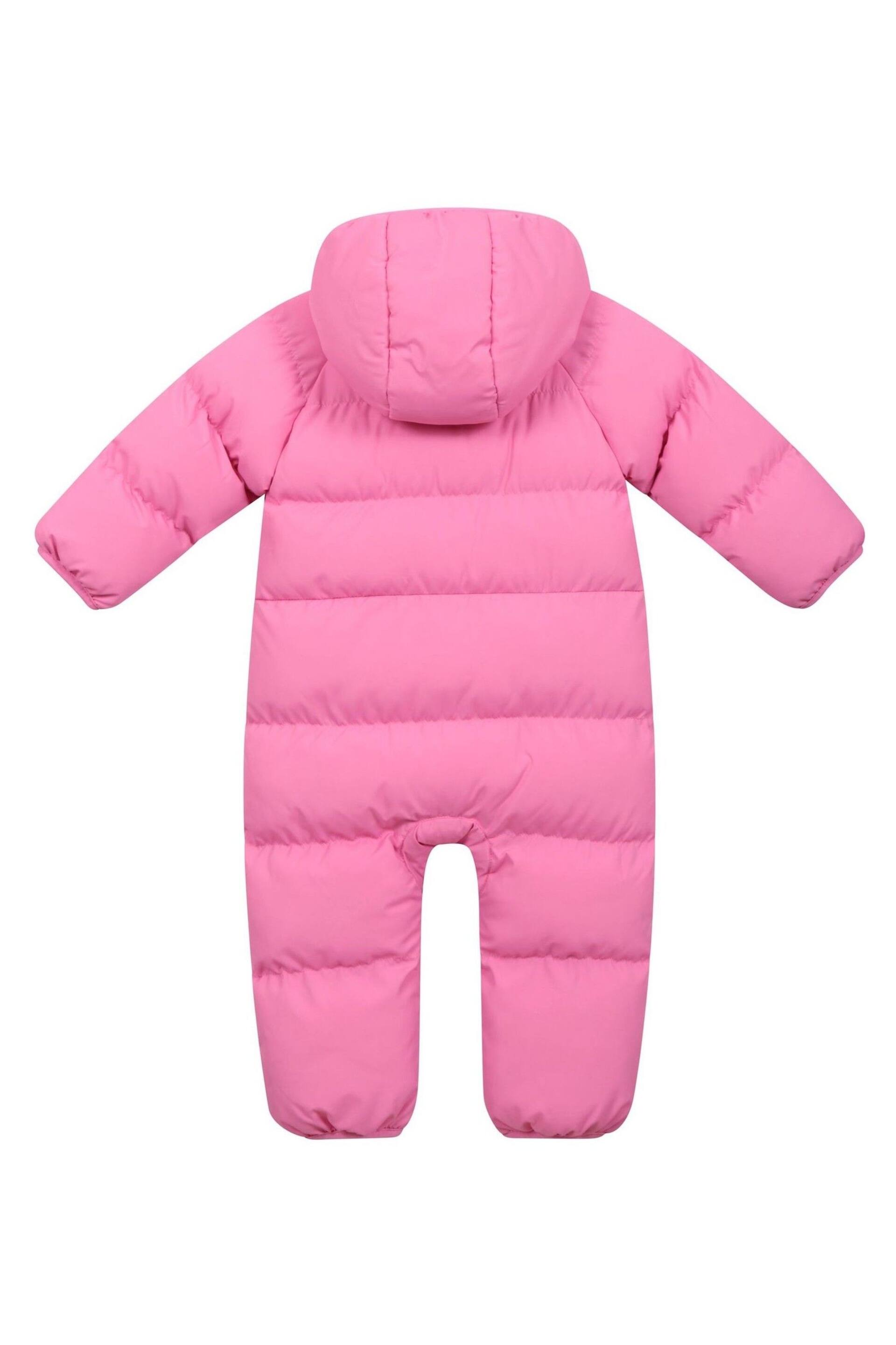 Mountain Warehouse Pink Frosty Toddler Fleece Lined Padded Suit - Image 2 of 4