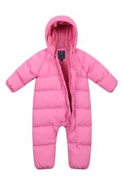 Mountain Warehouse Pink Frosty Toddler Fleece Lined Padded Suit - Image 3 of 4