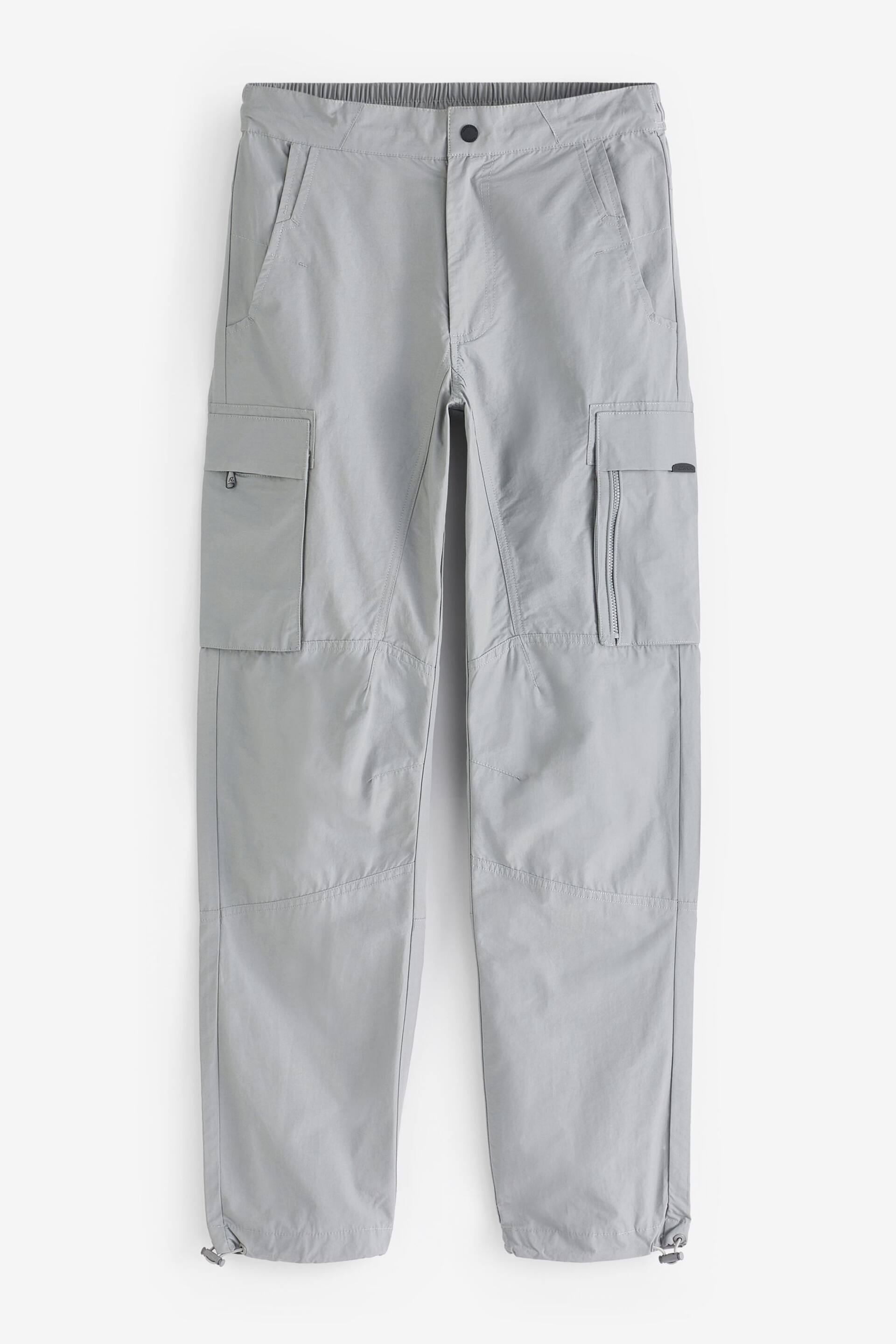 Alessandro Zavetti Grey Lodetti Cargo Trousers - Image 7 of 7