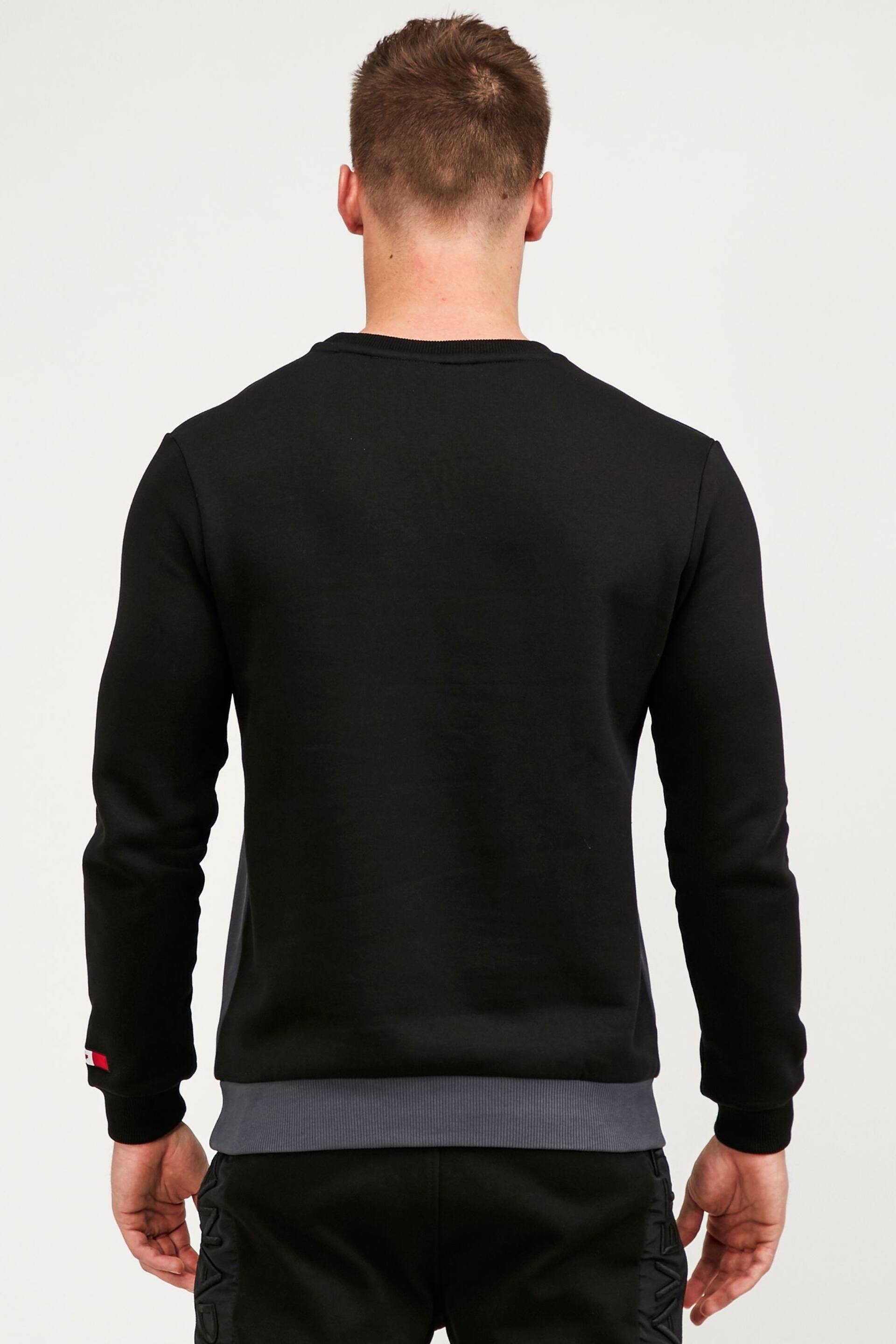 Zavetti Canada Botticini Two Tone Black Sweater - Image 2 of 5