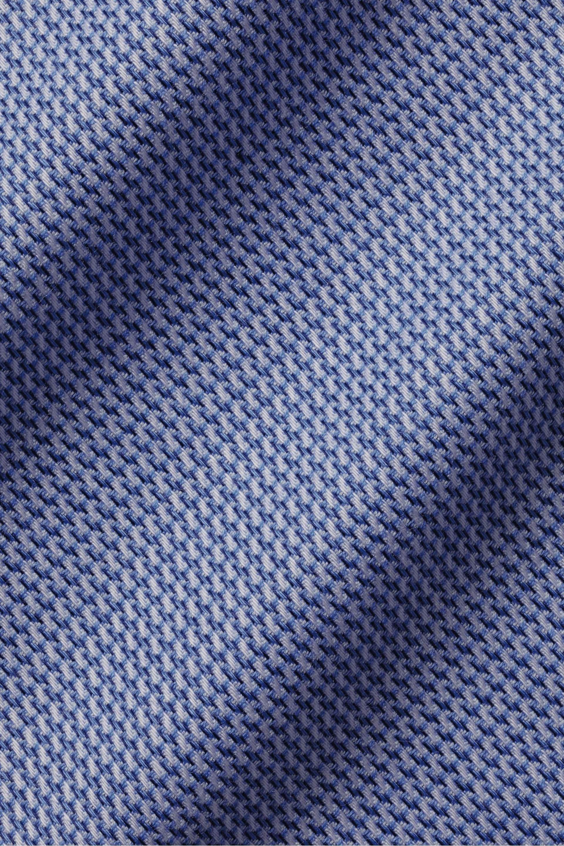 Charles Tyrwhitt Blue Non-iron Mayfair Weave Cutaway Slim Fit Shirt - Image 5 of 5