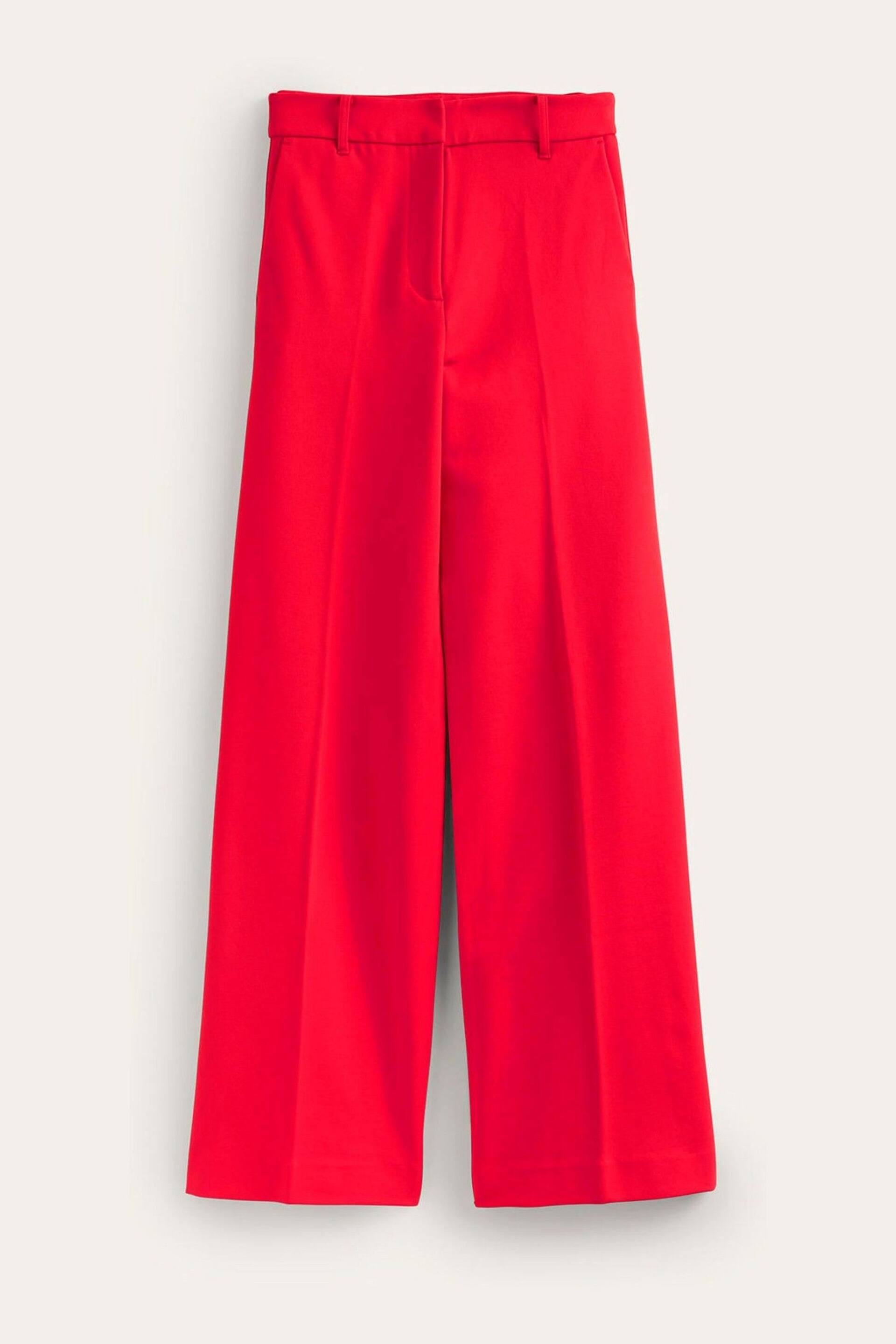 Boden Red Westbourne Ponte Trousers - Image 5 of 5