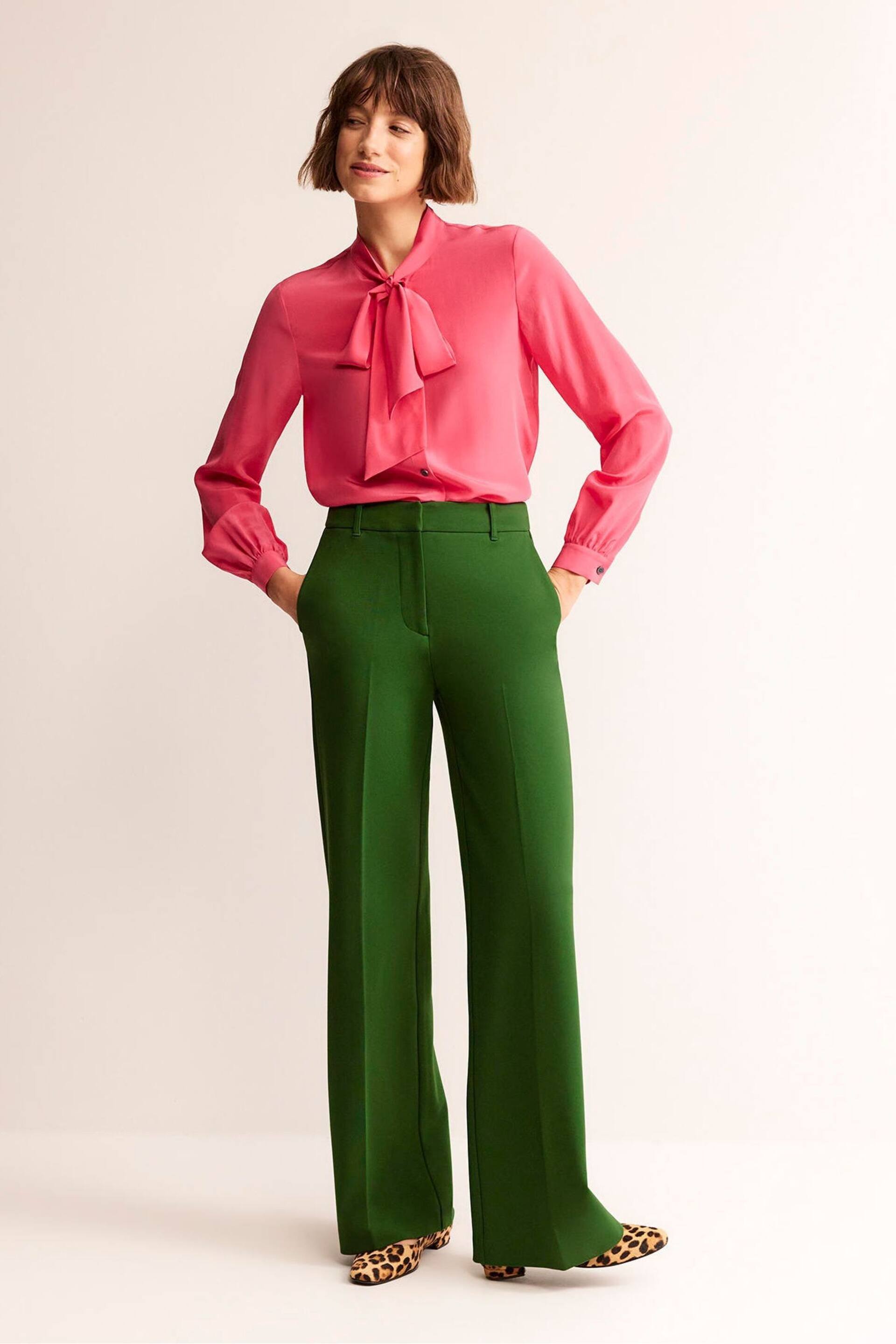 Boden Green Westbourne Ponte Trousers - Image 2 of 5
