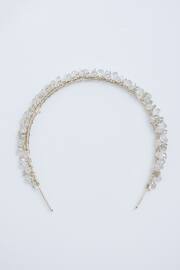 Jon Richard Gold Embellished Bead Headband - Image 3 of 4