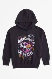 Abercrombie & Fitch Logo Graphic Black Hoodie - Image 1 of 2