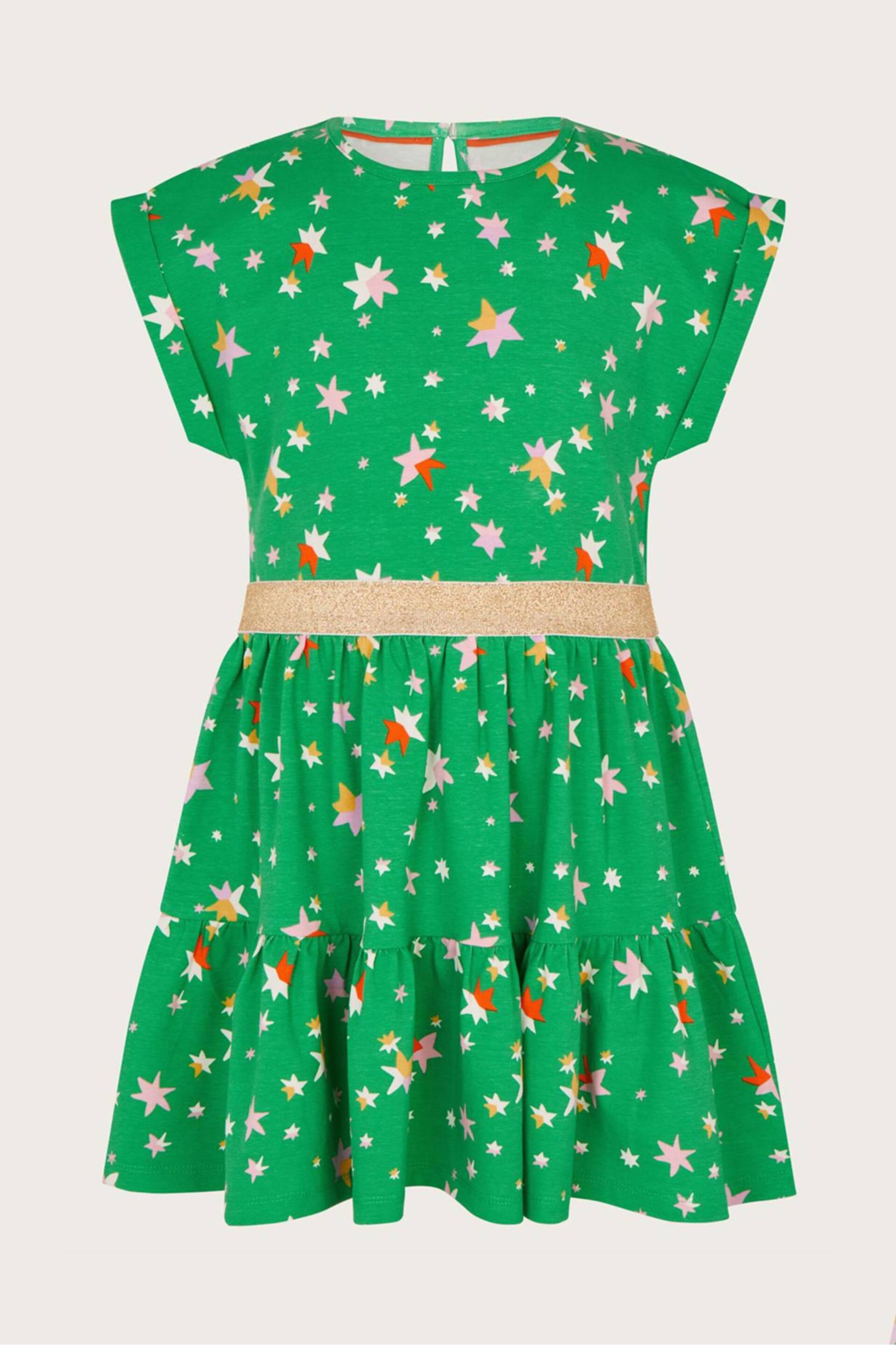 Monsoon Green Stacey Star Dress - Image 1 of 3