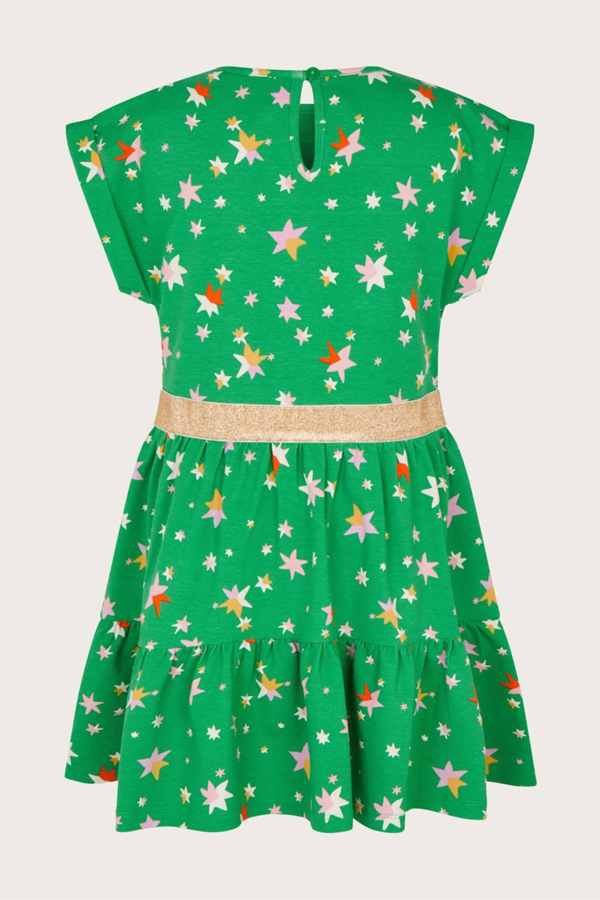 Monsoon Green Stacey Star Dress - Image 2 of 3