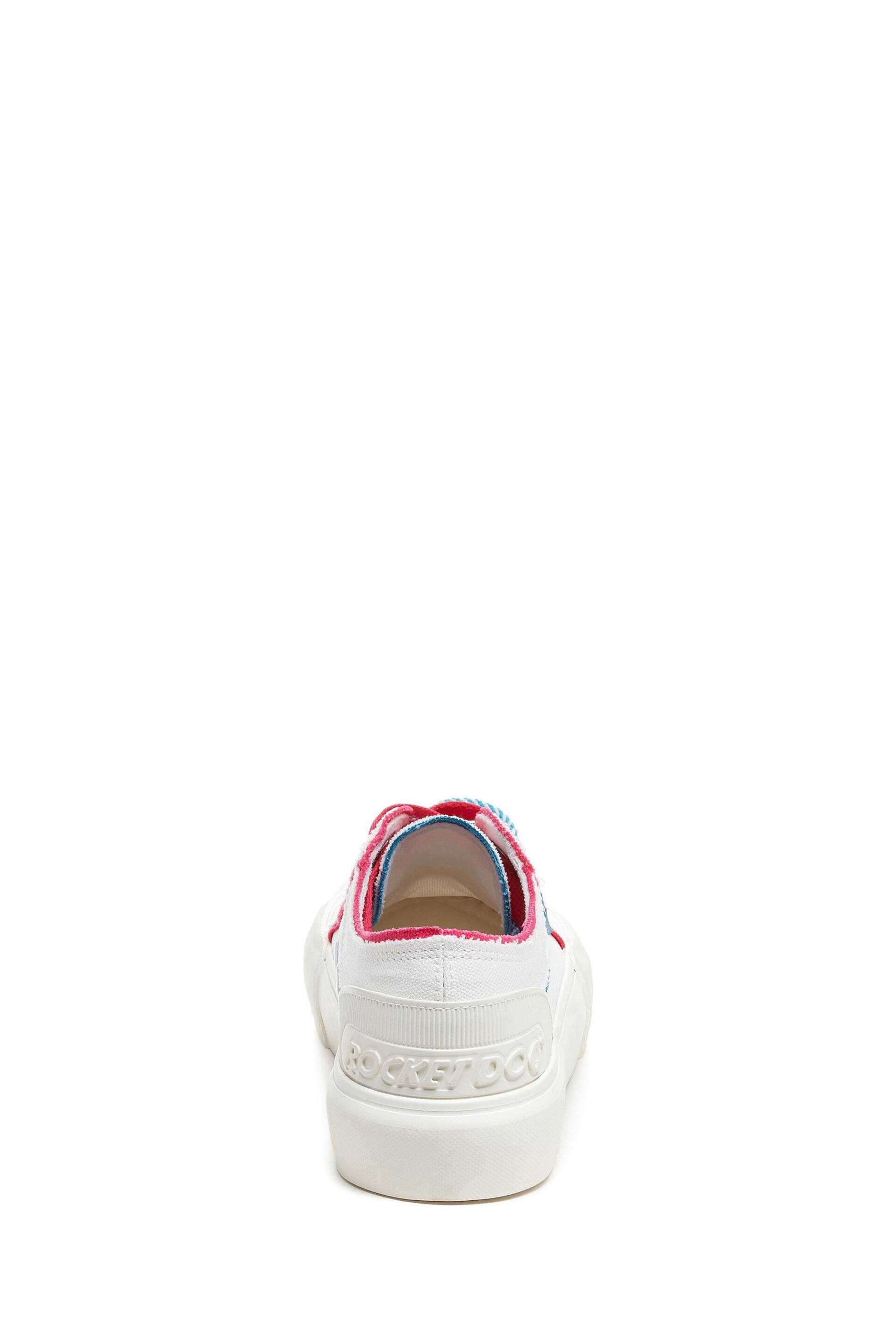 Rocket Dog Jazzin Plus 12A Canvas Cotton Trainers - Image 5 of 6