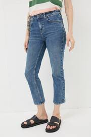 FatFace Blue Capri Sway Cropped Jeans - Image 1 of 5