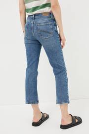 FatFace Blue Capri Sway Cropped Jeans - Image 2 of 5