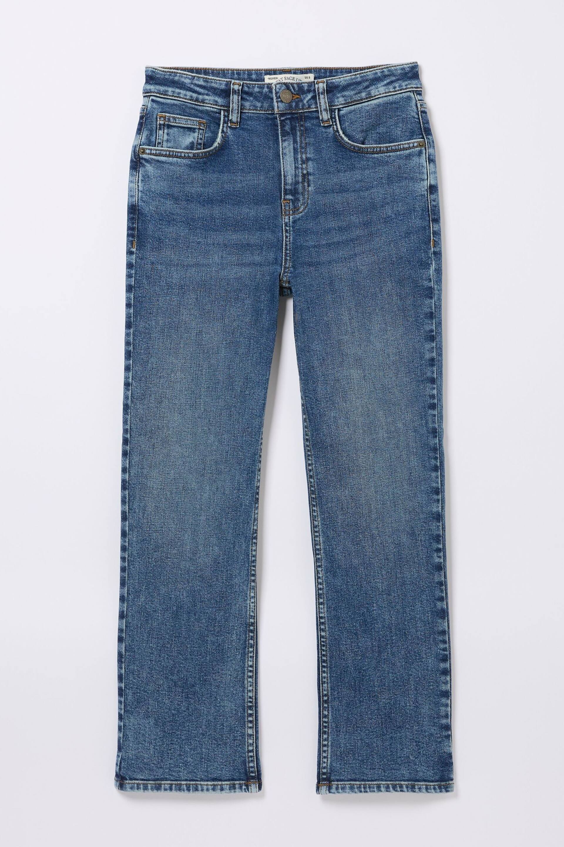 FatFace Blue Capri Sway Cropped Jeans - Image 5 of 5