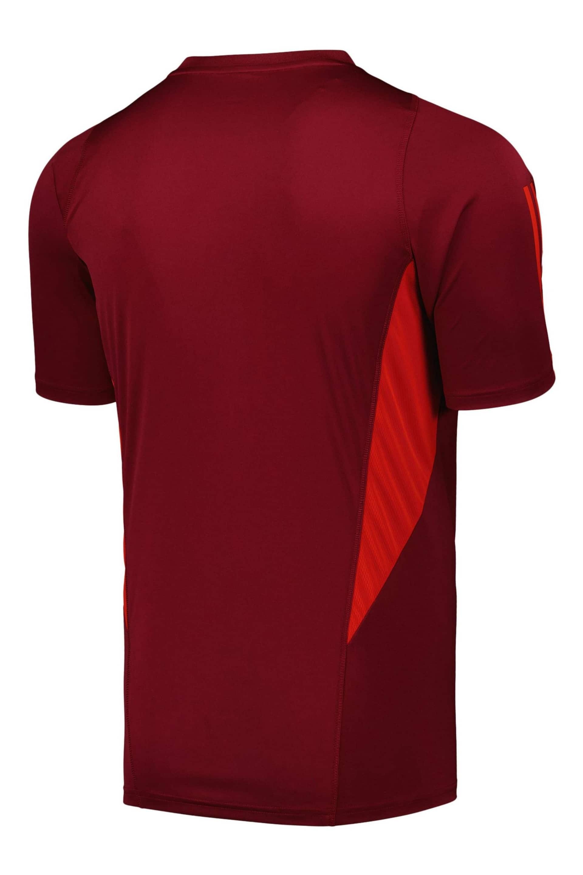 adidas Red Manchester United European Training Jersey - Image 2 of 3