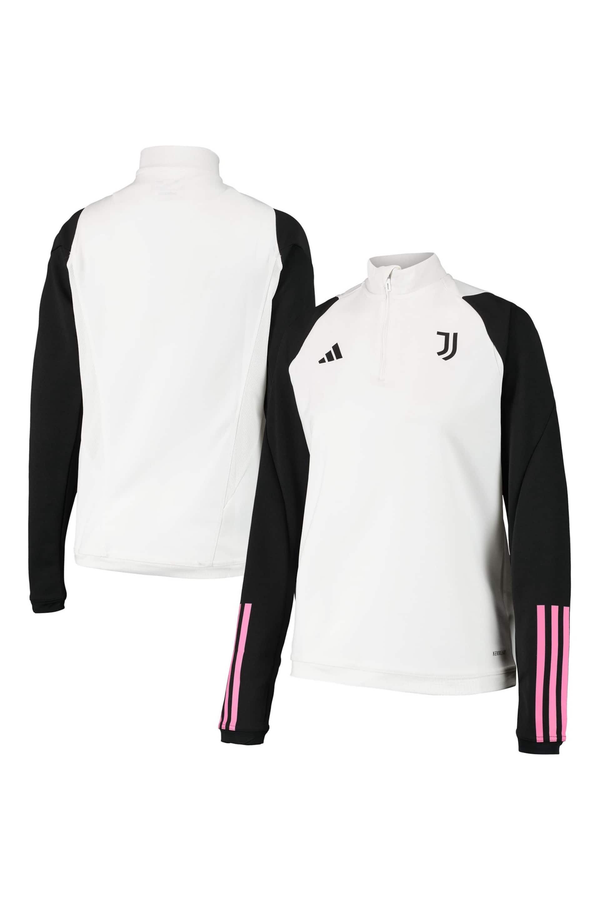 adidas White Juventus Training Top Womens - Image 1 of 3