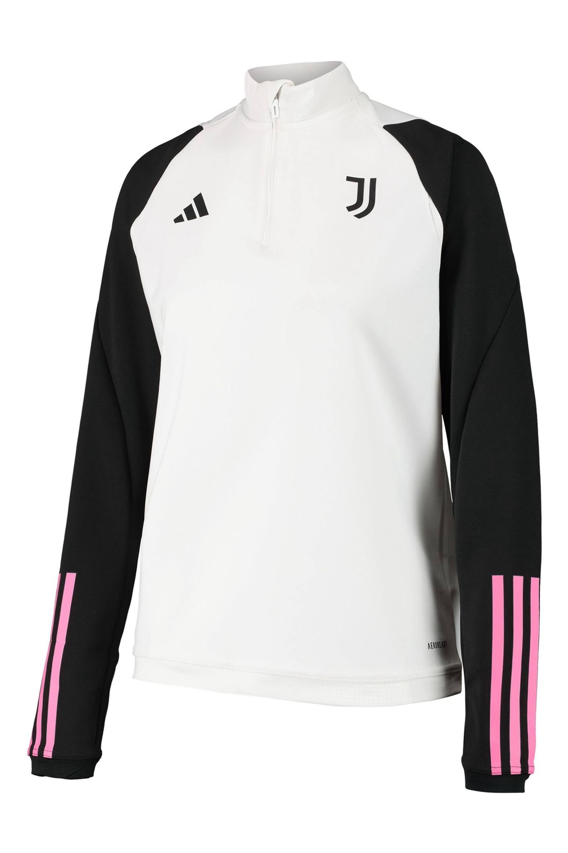 adidas White Juventus Training Top Womens - Image 2 of 3