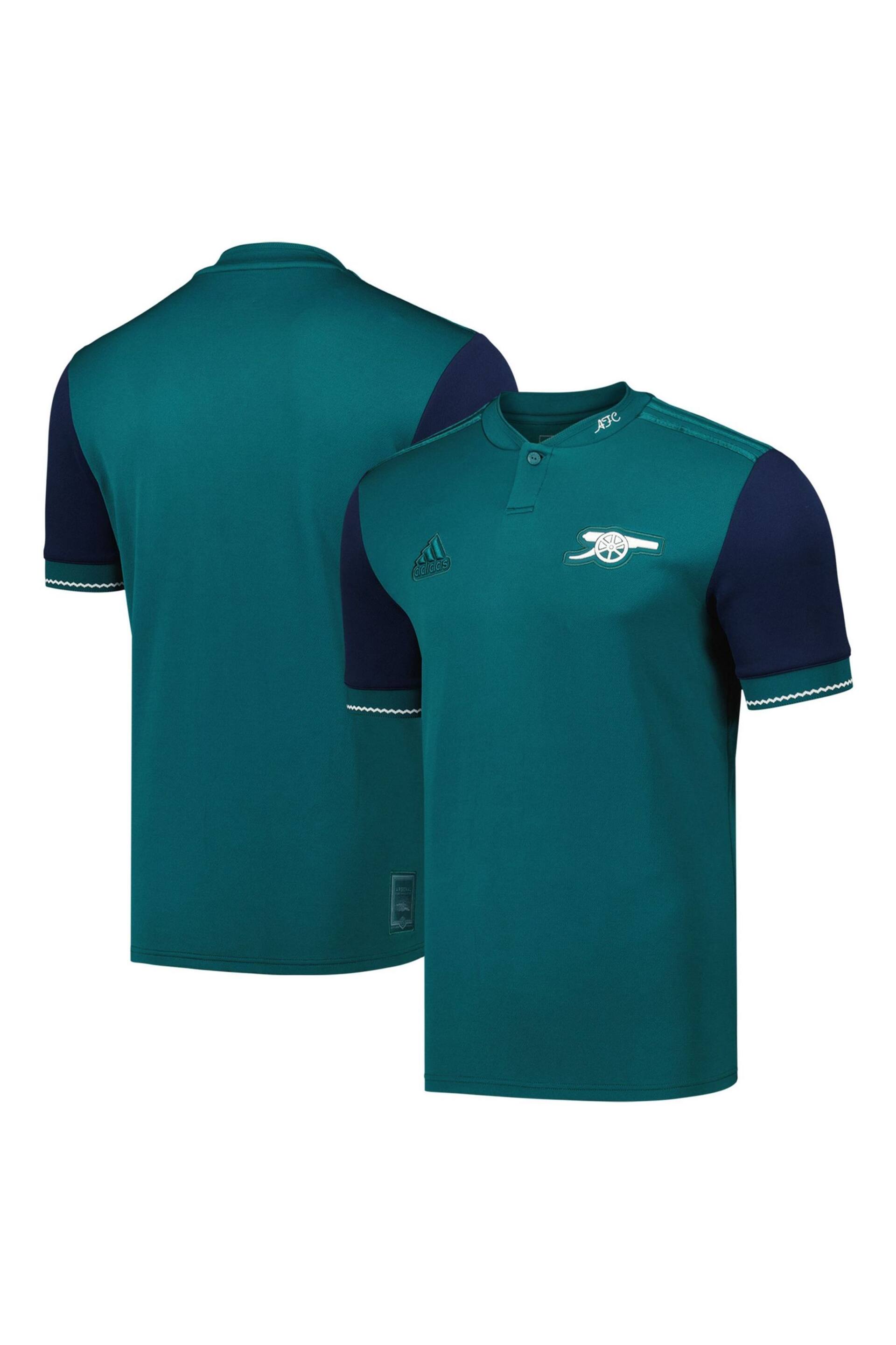 adidas Green Arsenal Third Lifestyler Shirt 2023-24 - Image 1 of 3
