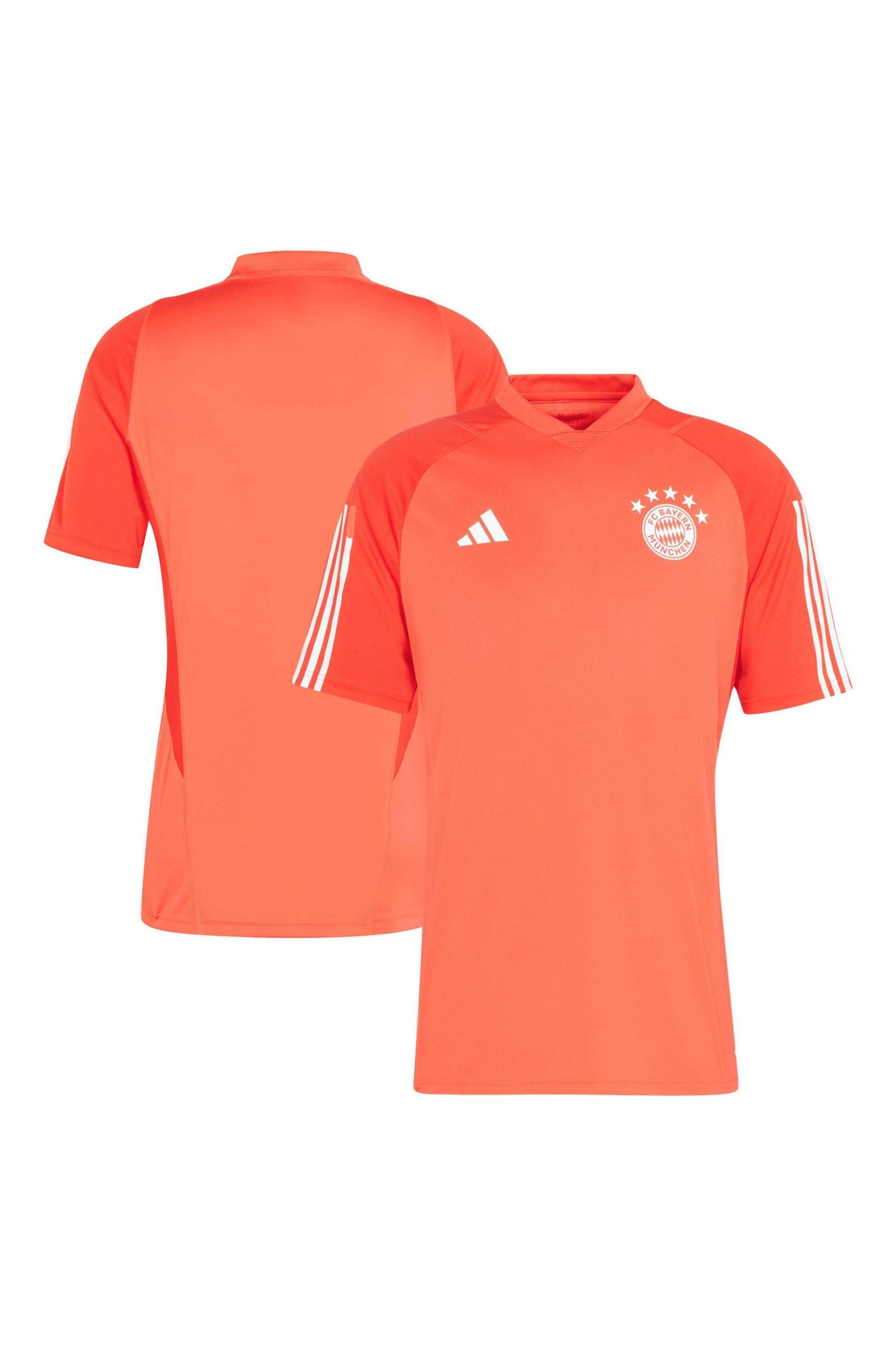 adidas Red FC Bayern Training Jersey - Image 1 of 3