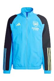 adidas Blue Arsenal Presentation Jacket - Image 3 of 3