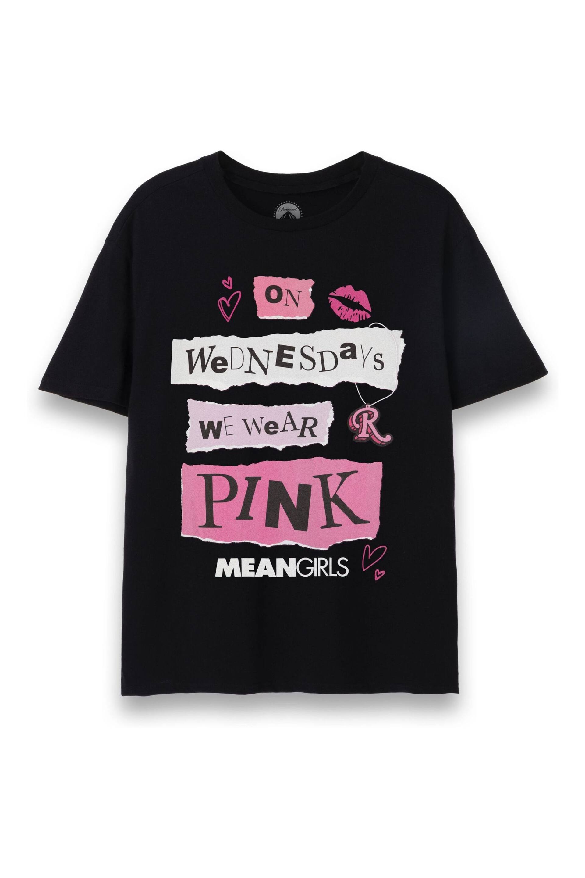 Vanilla Underground Black Mean Girls Ladies Licencing T-Shirt - Image 2 of 6