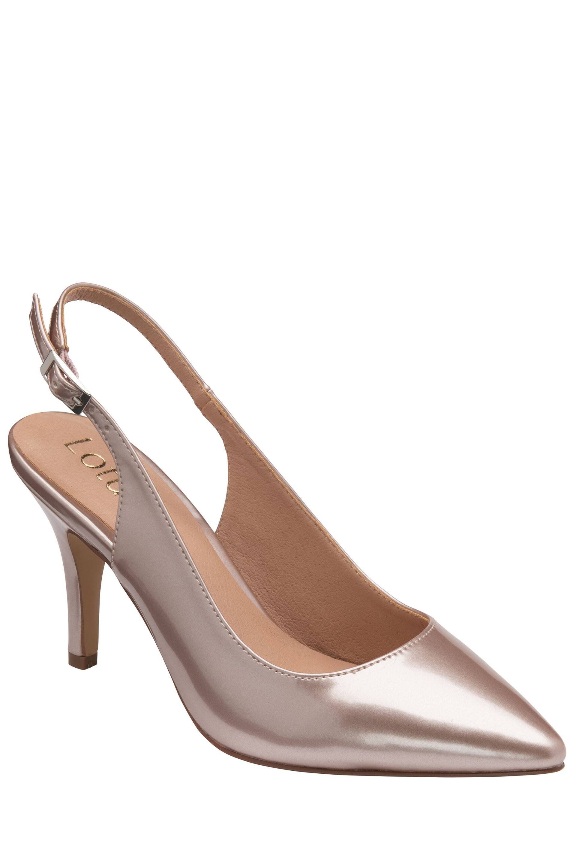 Lotus Pink Slingback Court Shoes - Image 1 of 4