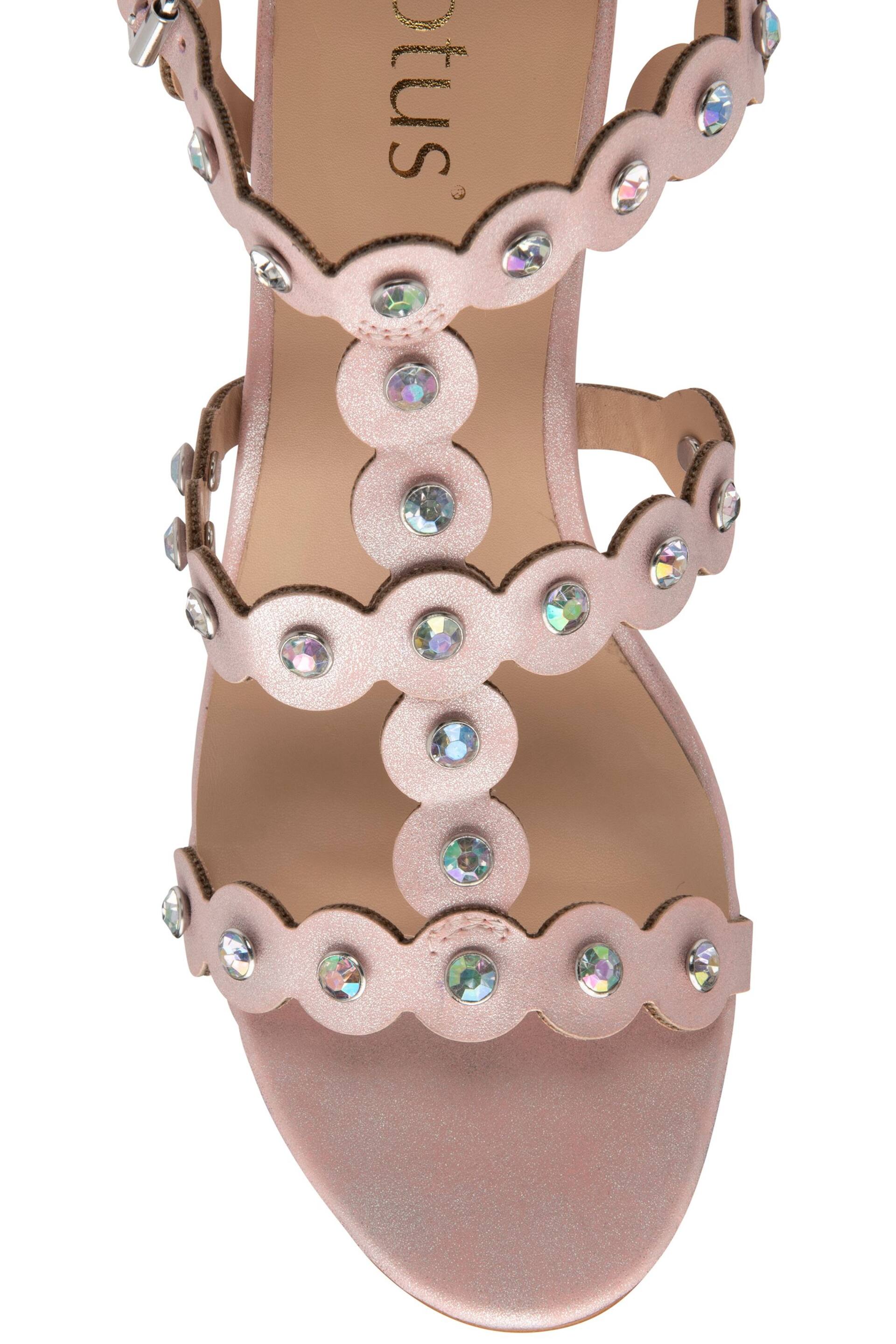 Lotus Pink Open-Toe Sandals - Image 4 of 4