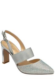 Lotus Silver/Gold Slingback Court Shoes - Image 1 of 4