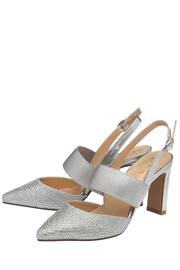 Lotus Silver/Gold Slingback Court Shoes - Image 2 of 4