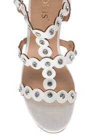 Lotus White Open-Toe Sandals - Image 4 of 4