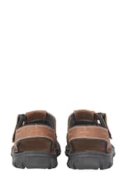 Lotus Brown Leather Open-Toe Sandals - Image 3 of 4