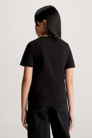 Calvin Klein Black Monogram T-Shirt - Image 2 of 4