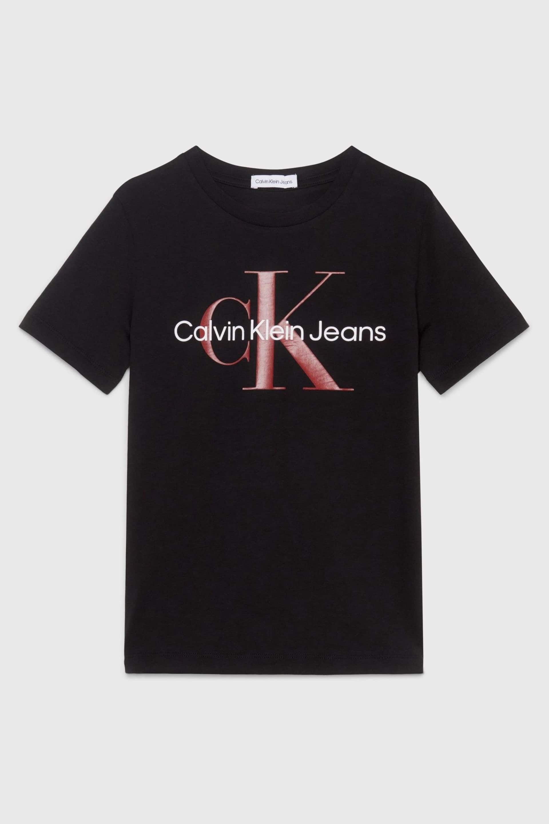 Calvin Klein Black Monogram T-Shirt - Image 4 of 4