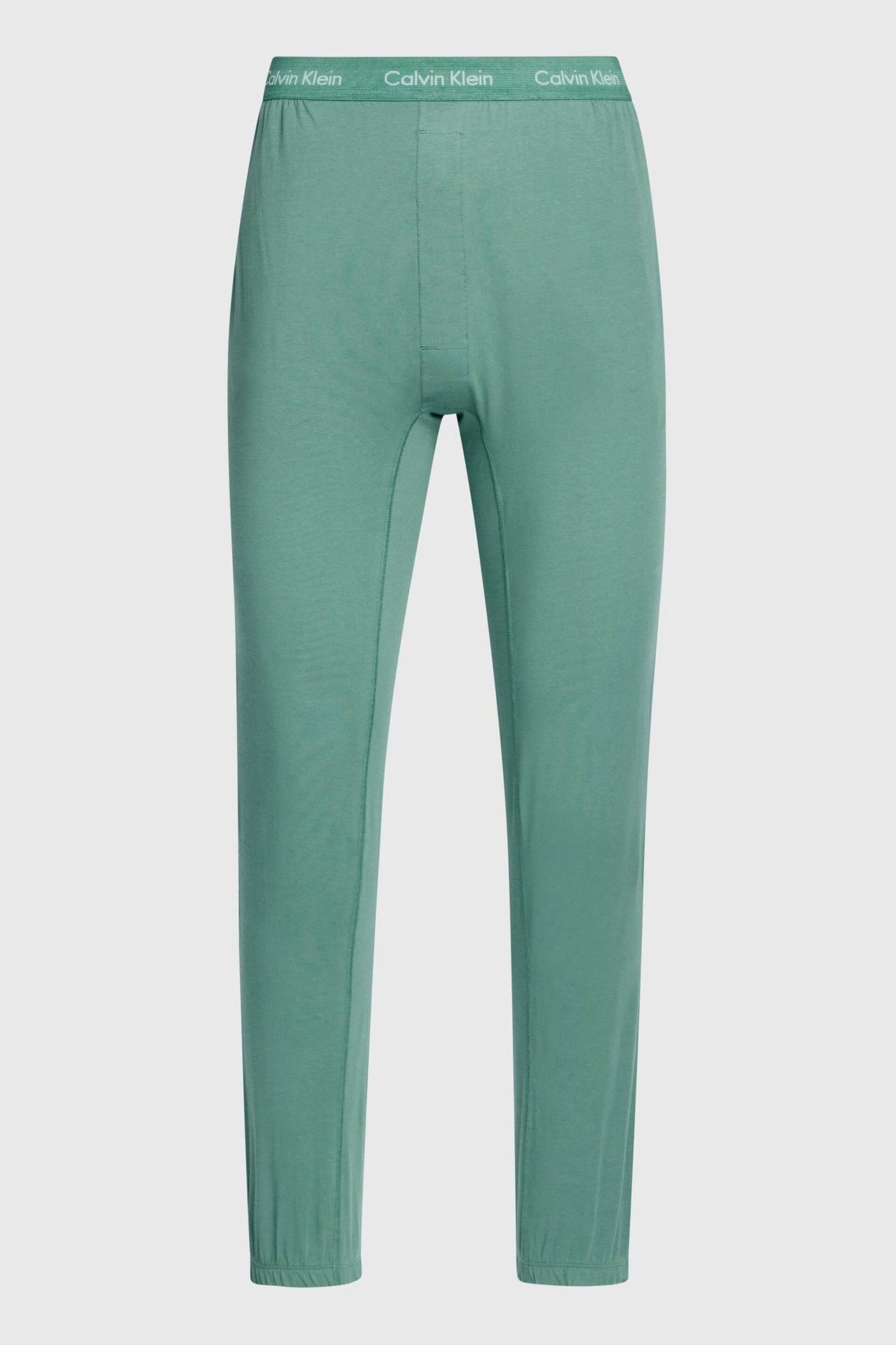 Calvin Klein Green Detailed Waistband Joggers - Image 4 of 4