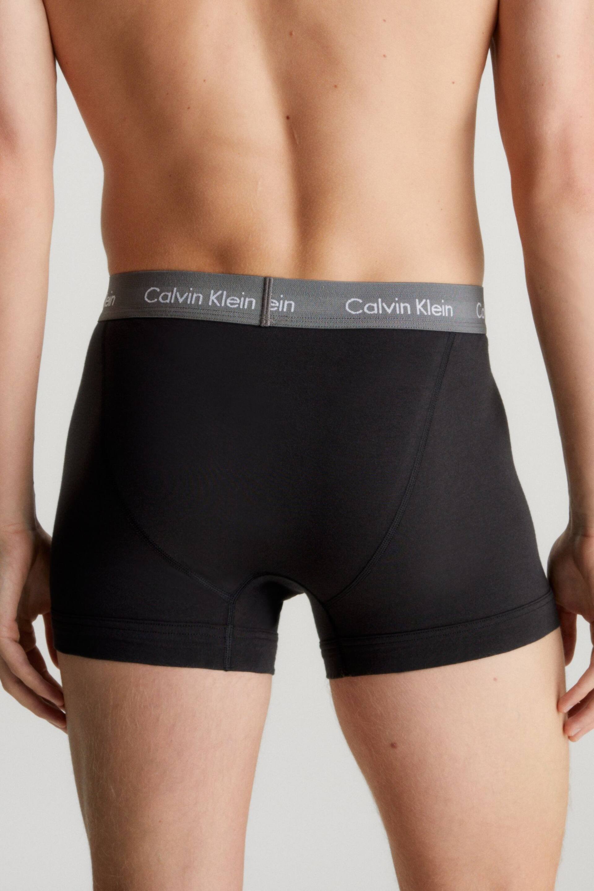 Calvin Klein Dark Black Trunks 5 Pack - Image 3 of 6