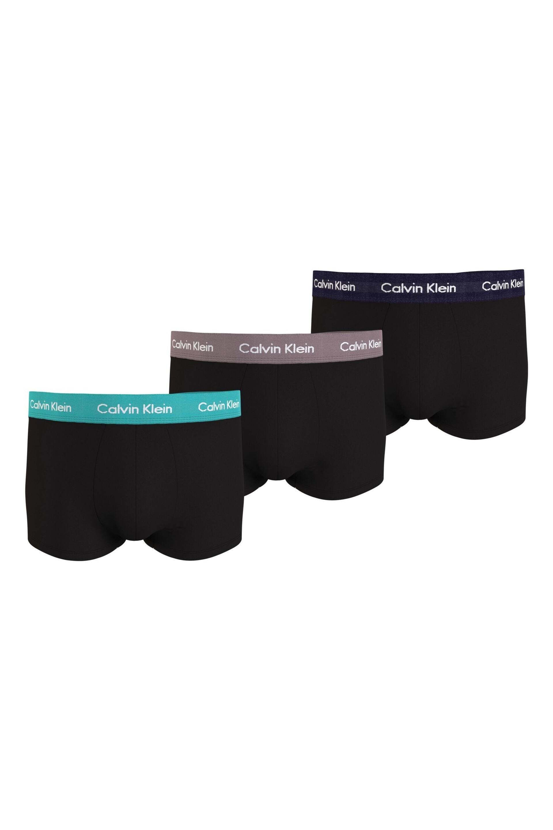Calvin Klein Black Low Rise Boxers 3 Pack - Image 1 of 2