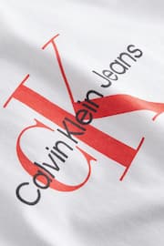Calvin Klein White Logo T-Shirt - Image 3 of 3
