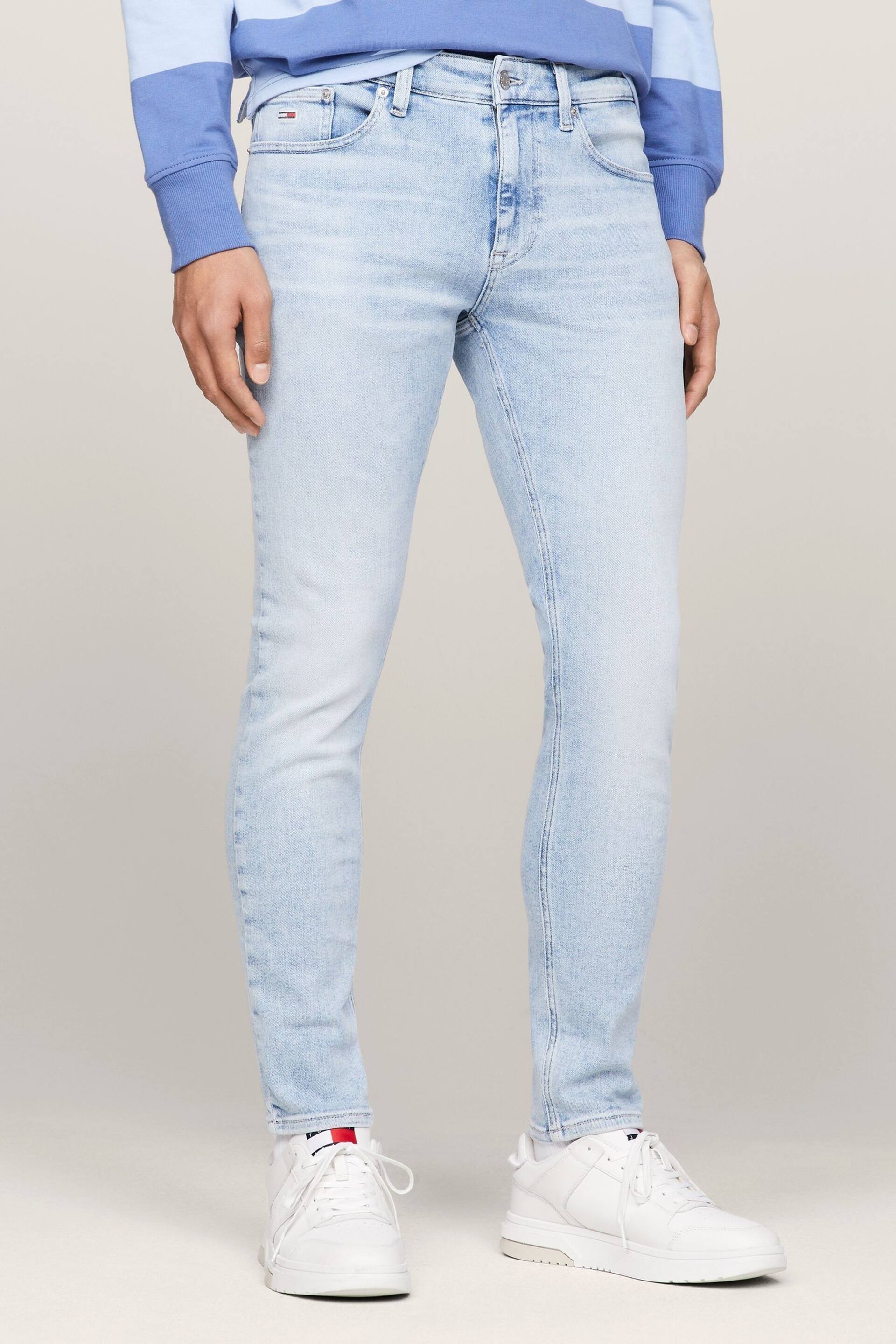 Tommy Jeans Blue Austin Slim Fit Jeans - Image 1 of 6