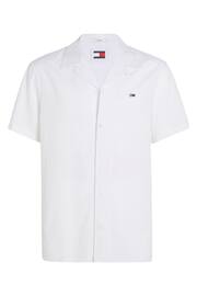 Tommy Jeans Linen Blend Camp Shirt - Image 4 of 6