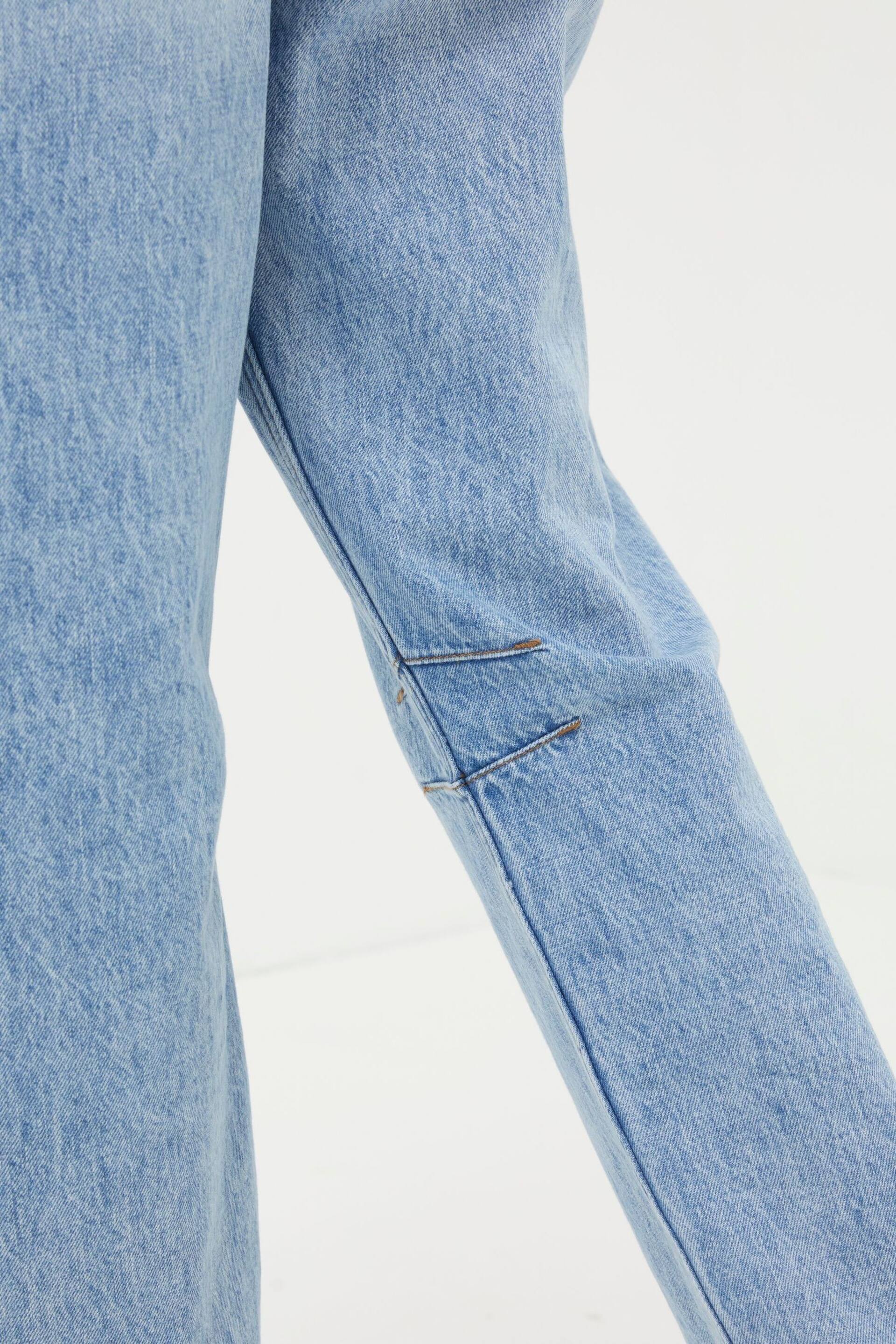 FatFace Light Blue Cara Barrel Leg Jeans - Image 3 of 6