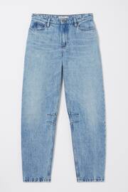 FatFace Light Blue Cara Barrel Leg Jeans - Image 6 of 6