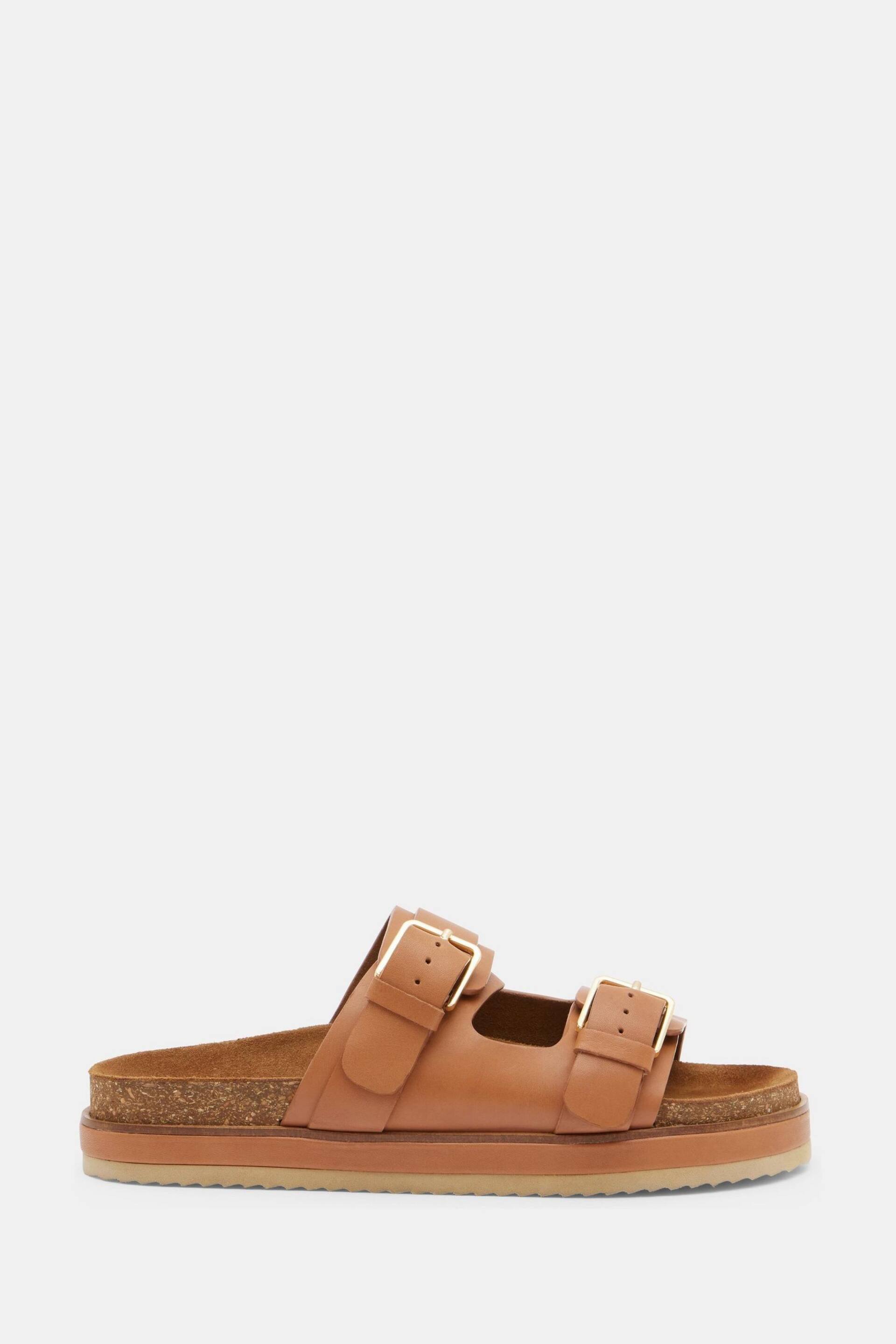 Hush Brown Bryson Buckle Slides - Image 1 of 4