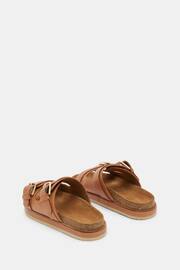 Hush Brown Bryson Buckle Slides - Image 3 of 4