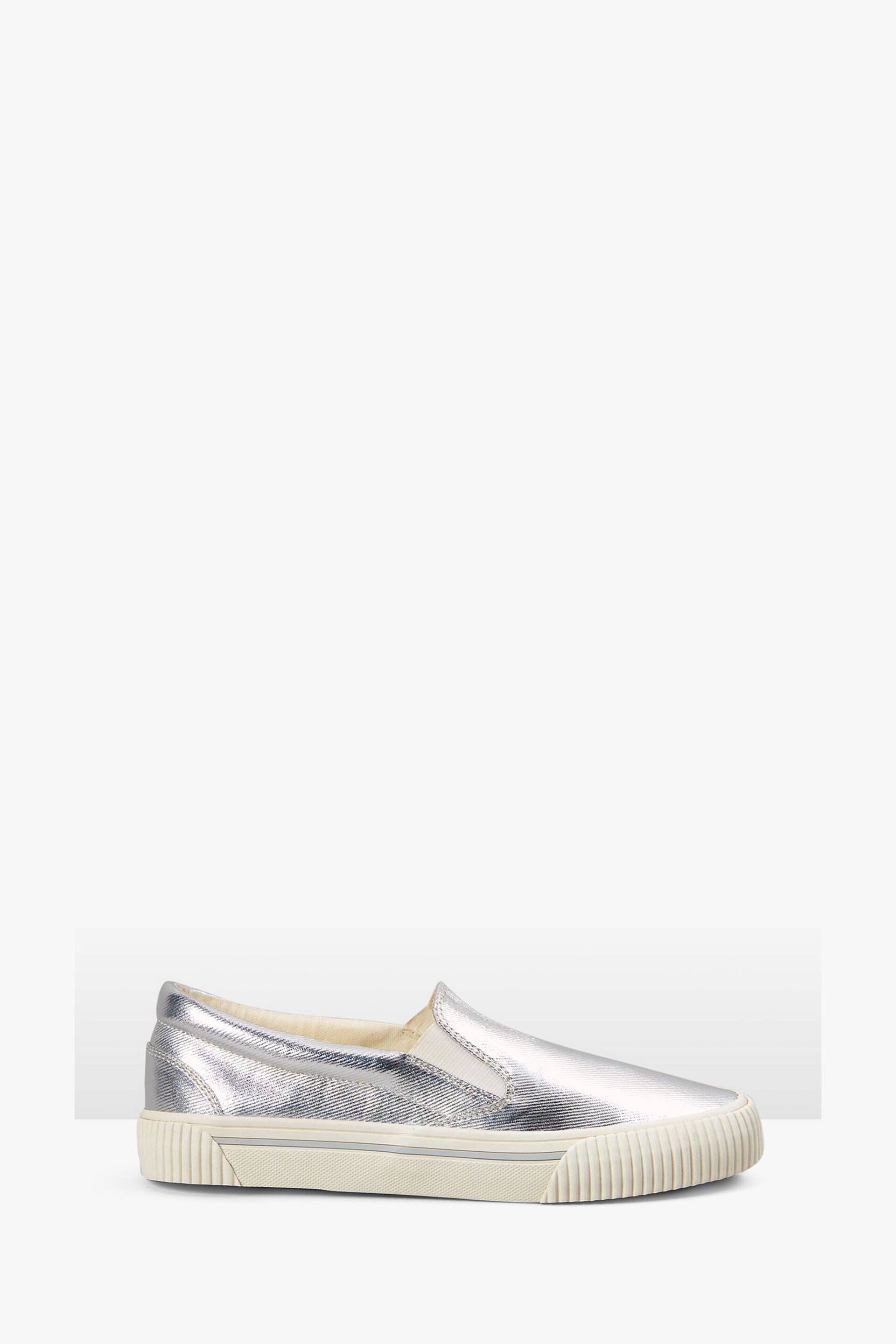 Hush Silver Gili Slip-On Trainers - Image 4 of 5