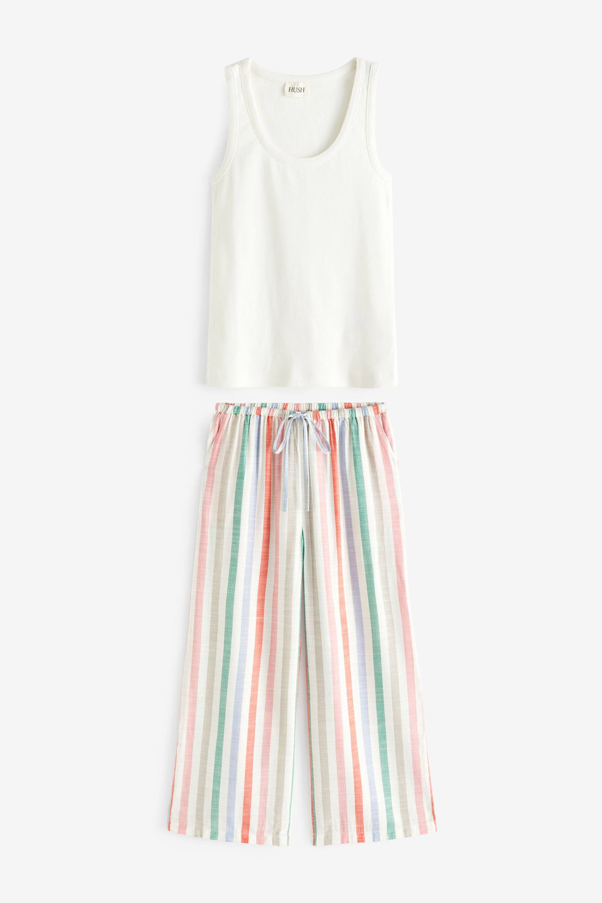 Hush Multi Rudie Stripe Trouser Pyjamas Set - Image 5 of 8