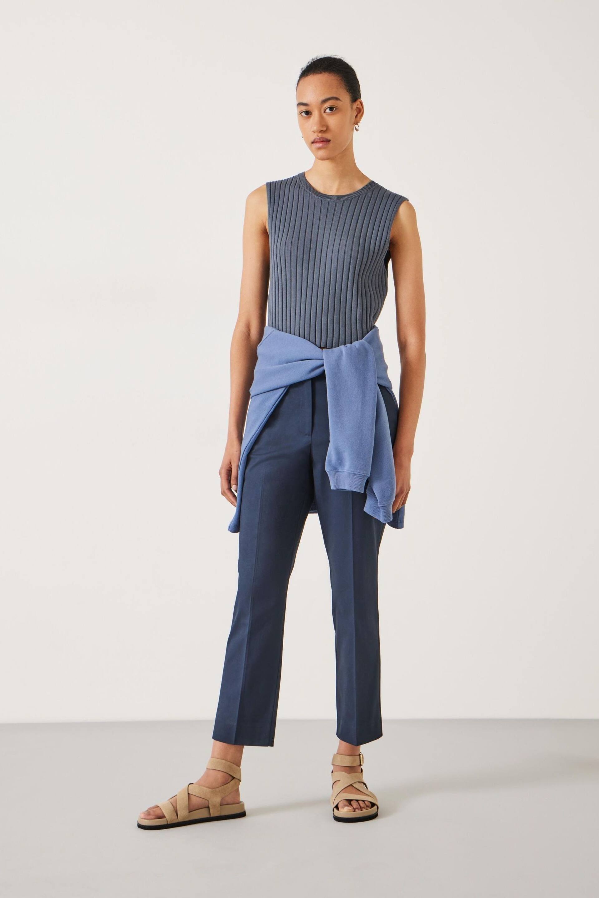 Hush Blue Hayes Cigarette Trousers - Image 3 of 5