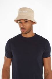 Tommy Hilfiger Cream Monotype Soft Bucket Hat - Image 2 of 3