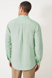 Crew Clothing Plain Linen Classic Long Sleeve Shirt - Image 2 of 5