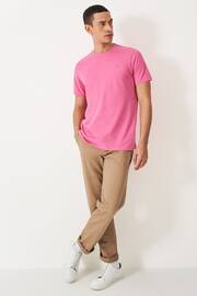 Crew Clothing Plain Cotton Classic T-Shirt - Image 2 of 5