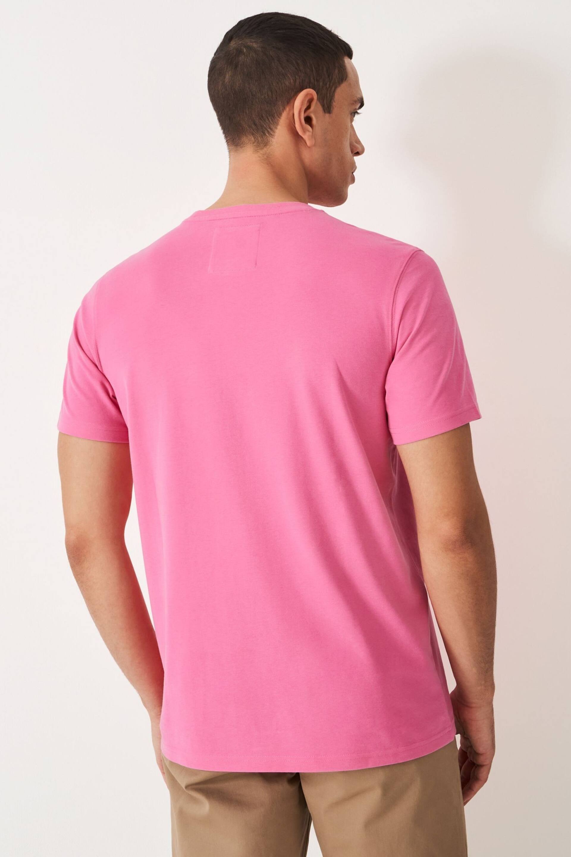 Crew Clothing Plain Cotton Classic T-Shirt - Image 3 of 5