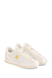 Tommy Hilfiger Cream Heritage Trainers - Image 2 of 4