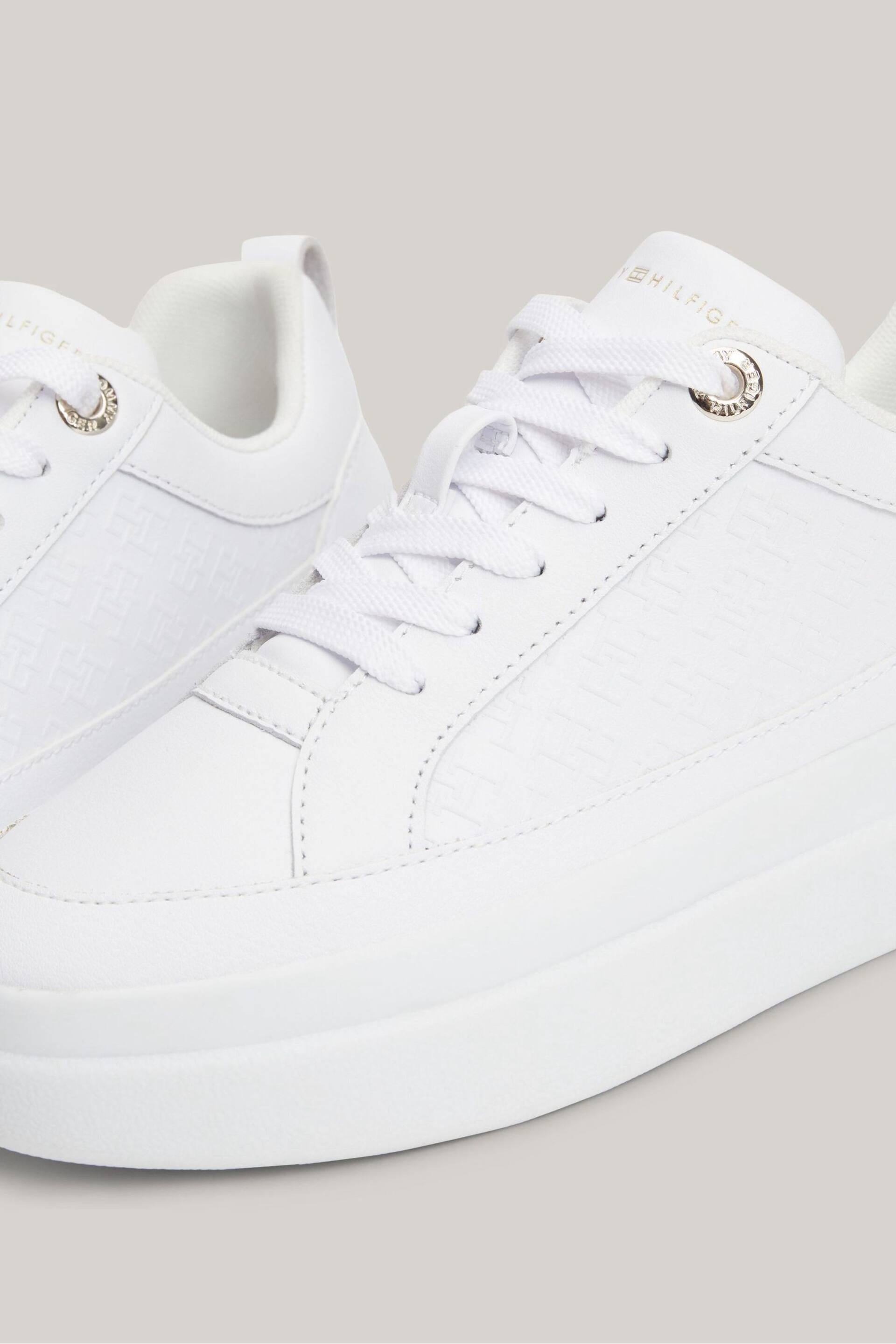 Tommy Hilfiger Lux Court White Sneakers - Image 5 of 5