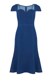 Joe Browns Blue Sweetheart Fishtail Denim Dress - Image 4 of 4